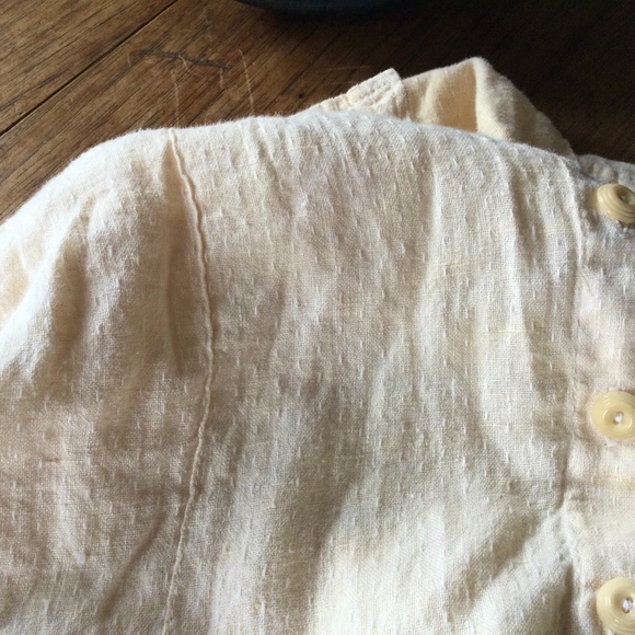 Flax 100% Linen button up shirt MEDIUM - Picture 13 of 14